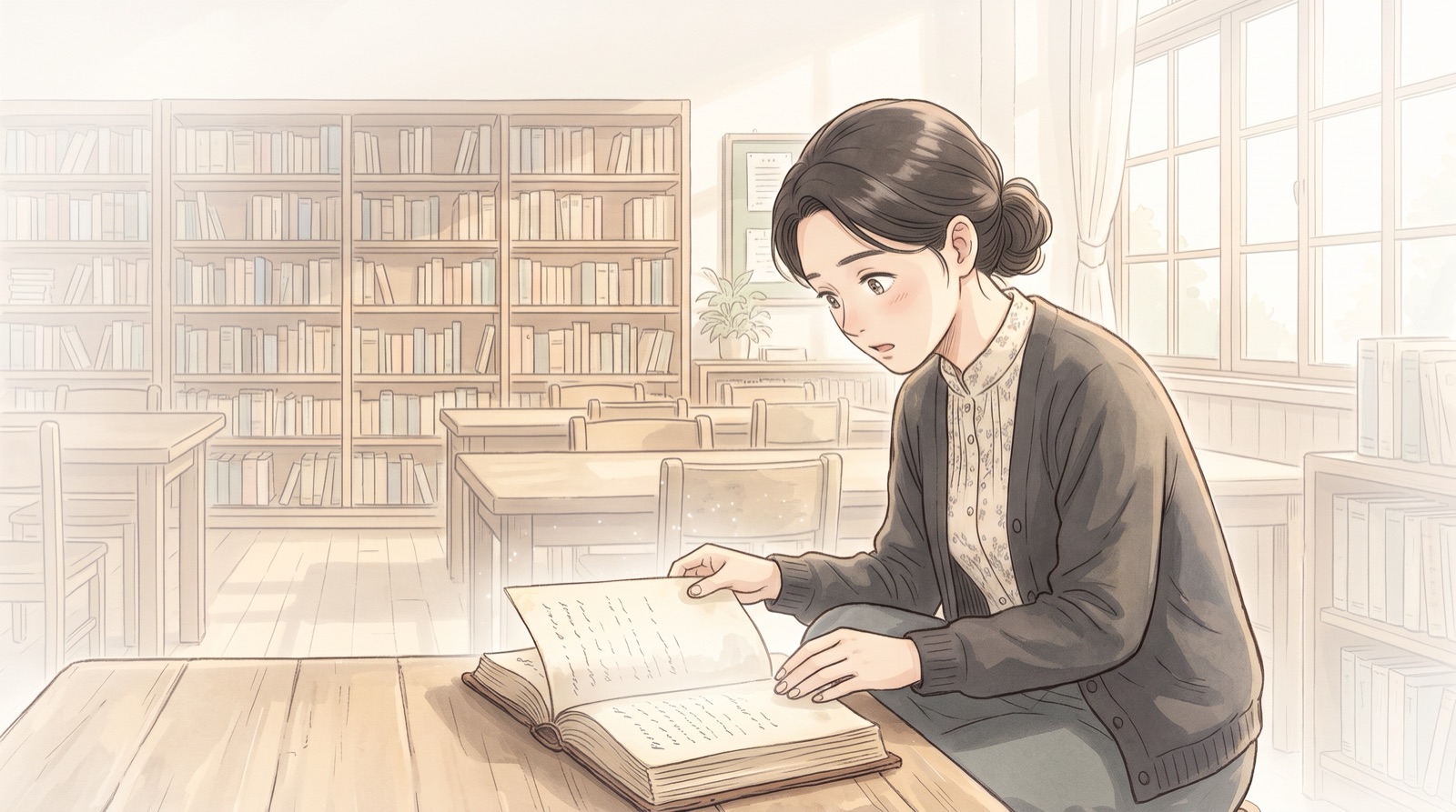 本から光があふれる
