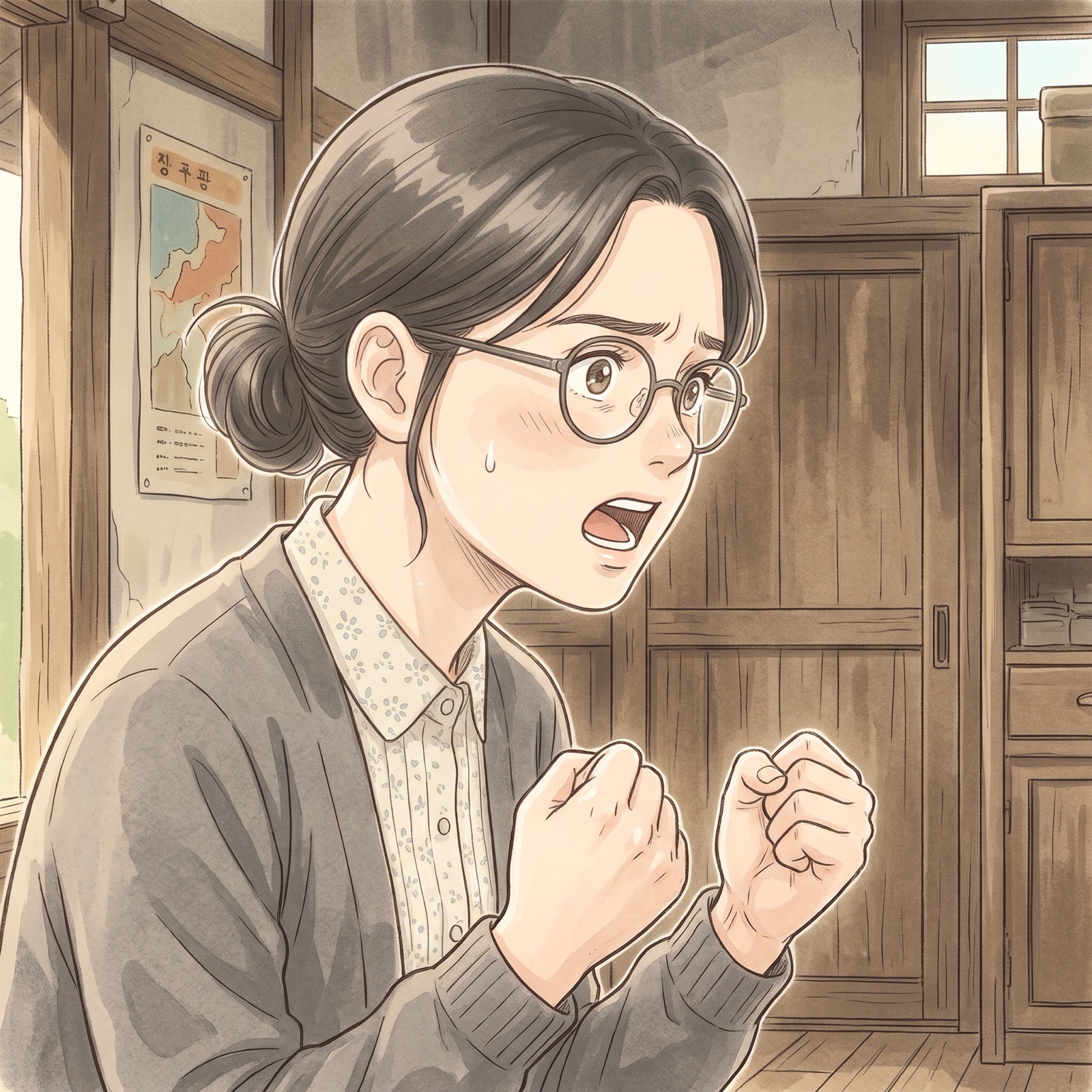 必死に声を上げる和花