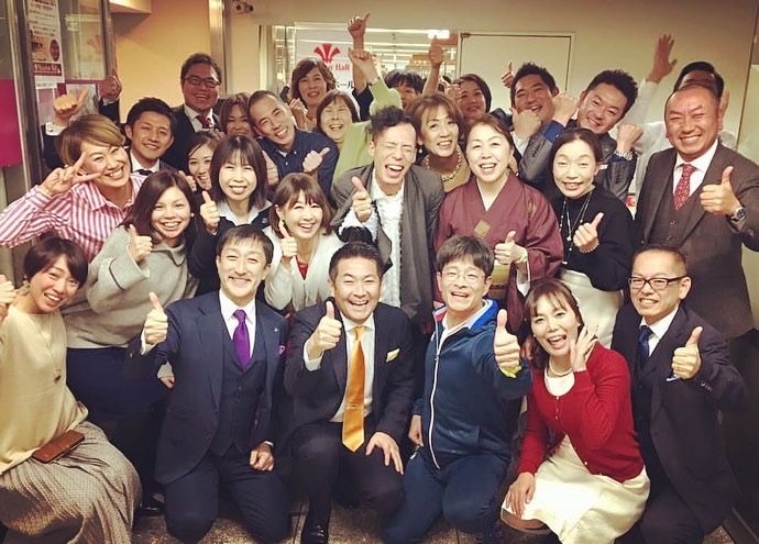 敗者復活戦のあとの集合写真